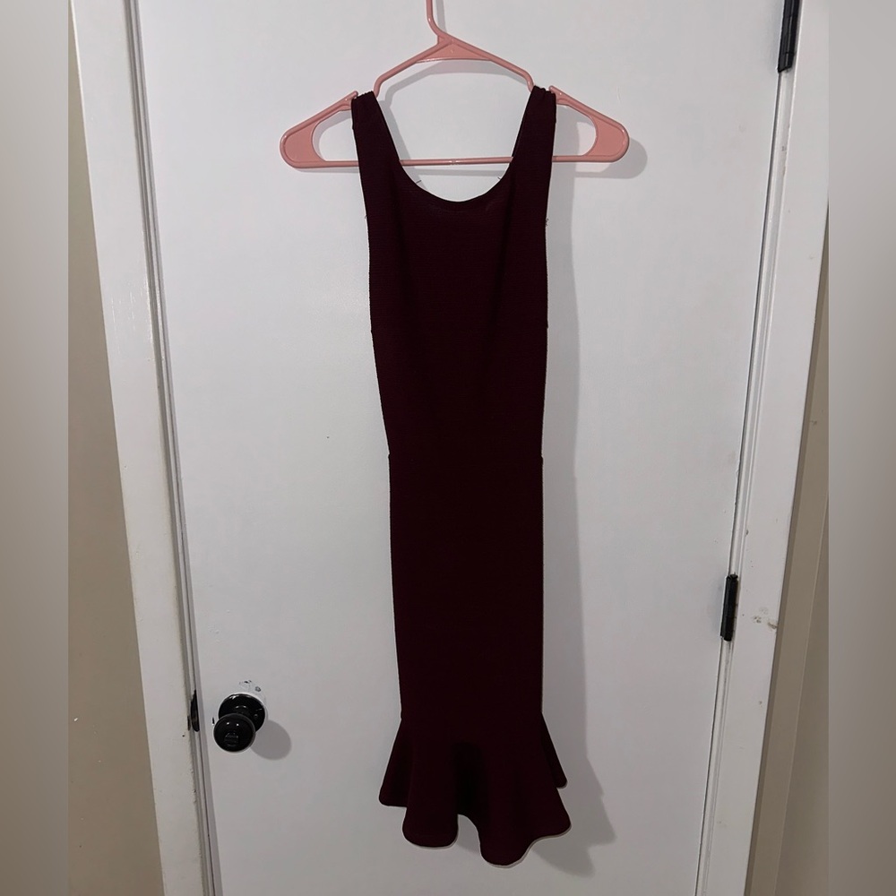 Maroon Dress